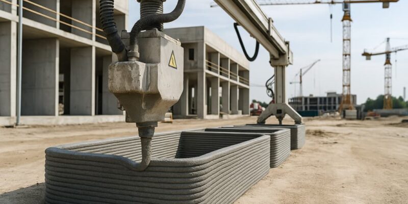 Roboty murarskie i drukarki 3D