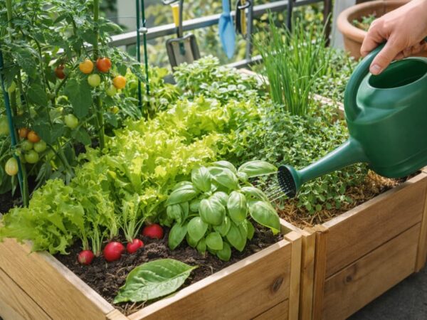 Mikroogród w skrzynkach – jak uprawiać warzywa i zioła na małej przestrzeni przez cały sezon